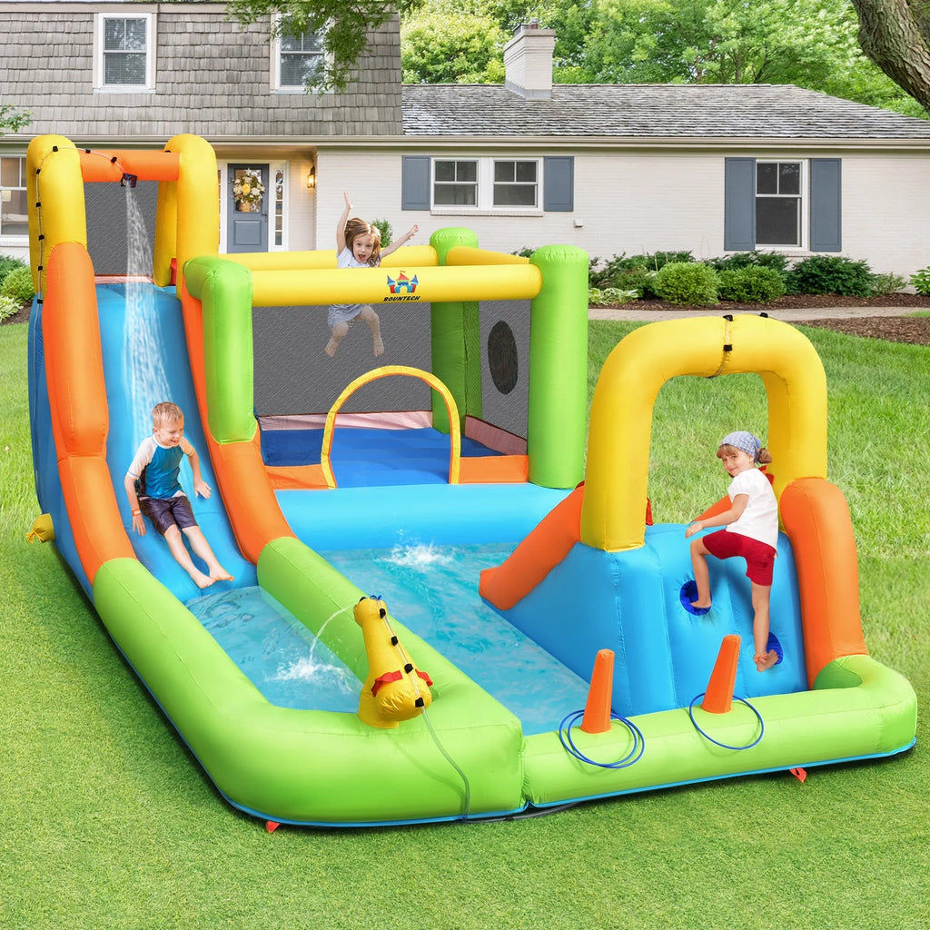 Inflatable Water Slide Park Bounce House Climbing Wall K901376