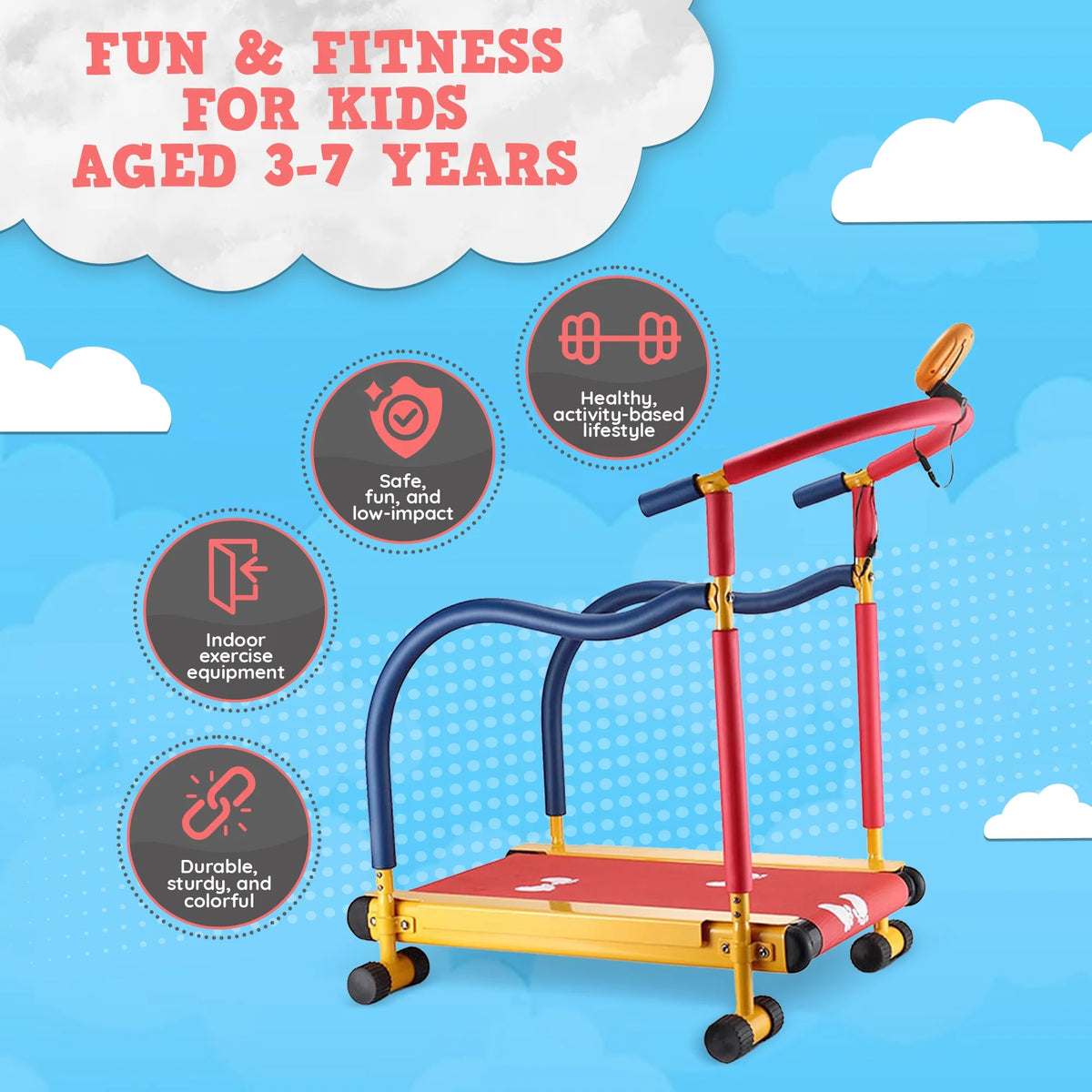 Non-Motorized Children's Exercise Treadmill P6228