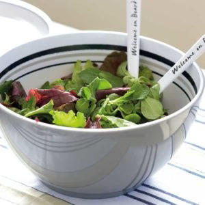 Melamine Salad Bowl and Servers E625