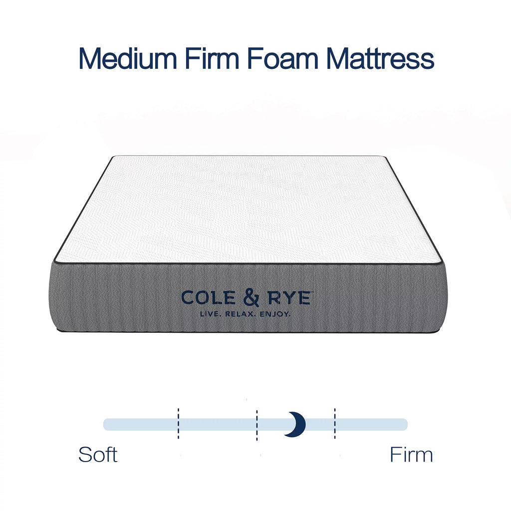 12" Medium Firm Hybrid Gel Memory Foam and Spring Mattress, King T769628