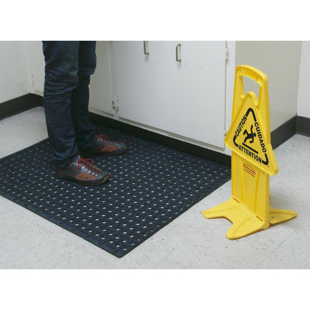 Black Nitrile Non-Slip Rubber Mat A278827