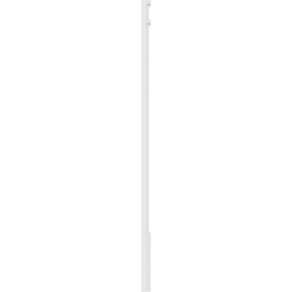 Fluted PVC Pilaster with Decorative Capital and Base (Pair) P435845