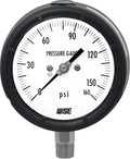 Solid Front Pressure Gauge with 125mm Dial, 1/2NPT(M), Bottom Connection, 0~160psi, 0.5% Accuracy V13563