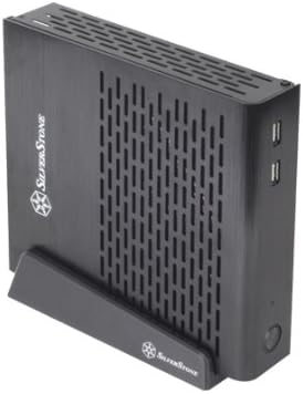 Black Aluminum Top Cover Steel Body Mini-ITX HTPC Case Pack of 2 B5339