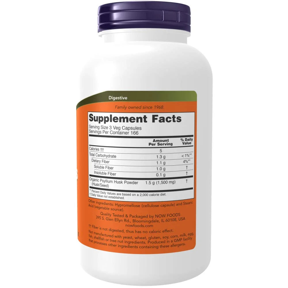 500 Capsule Psyllium Husk O45248