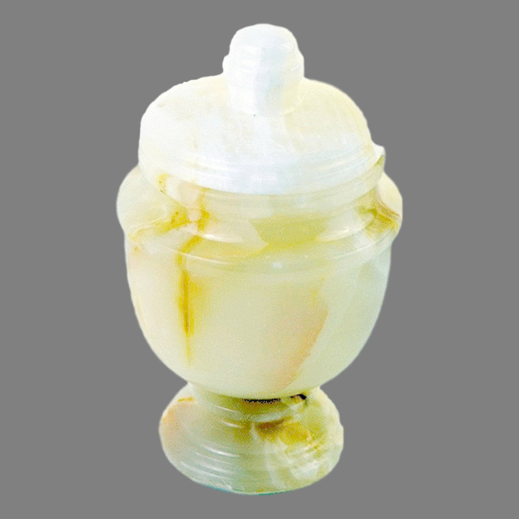 White Onyx Canister W328