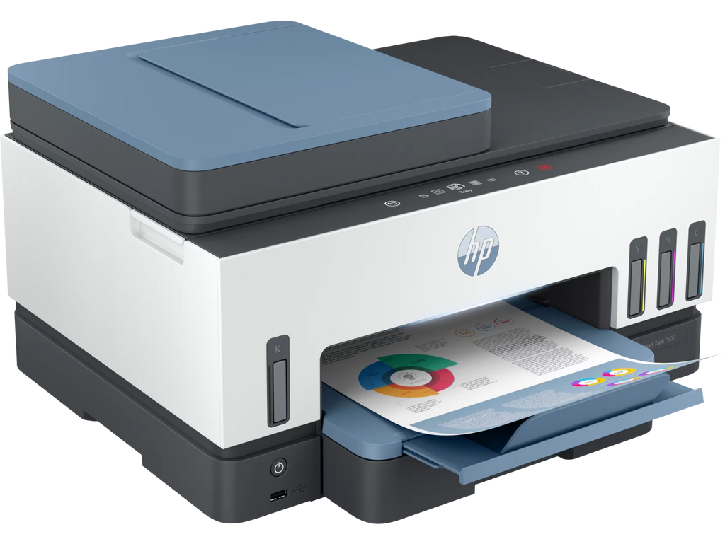 Smart Tank All-in-One InkJet Printer, Color Print, Copy, Scan W7745