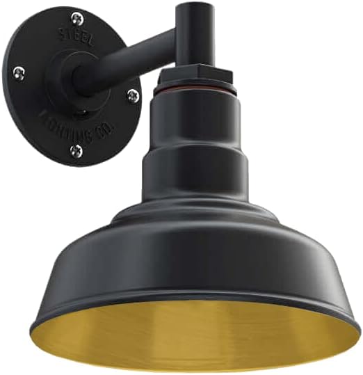 Green 8 inch Dome Outdoor Wall Mounted Barn Light B589