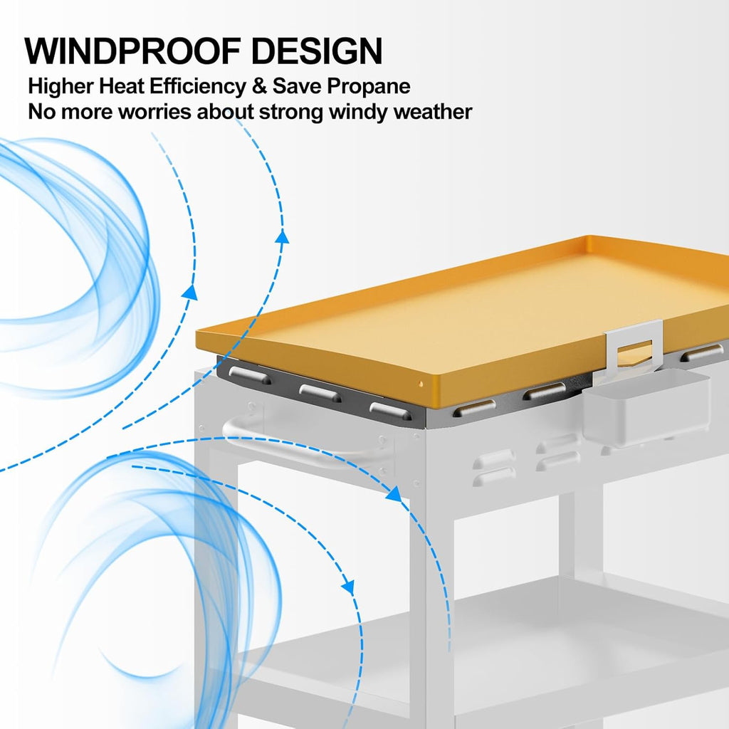Magnetic Stainless Steel Wind Screen for Griddle L468190