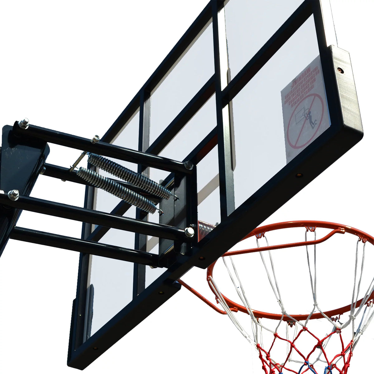 54 in. Portable Basketball Hoop System, 7.5 - 10 ft. Height Adjustable P8932
