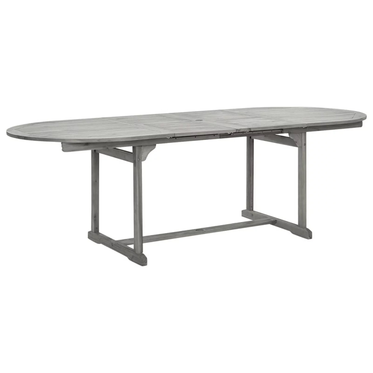 7 Piece Gray Acacia Wood Outdoor Dining Set G9681