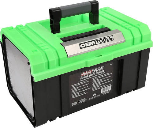 19" Tool Box with Removable Tool Tray, Pack of 2 J375486