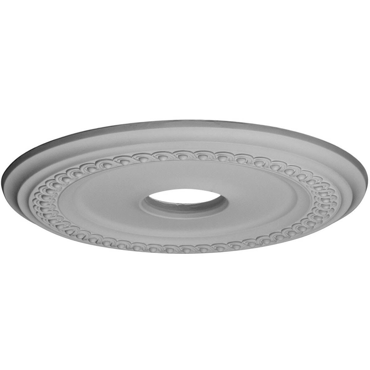 Classic Ceiling Medallion Hand-Painted Burnished Mahogany B257