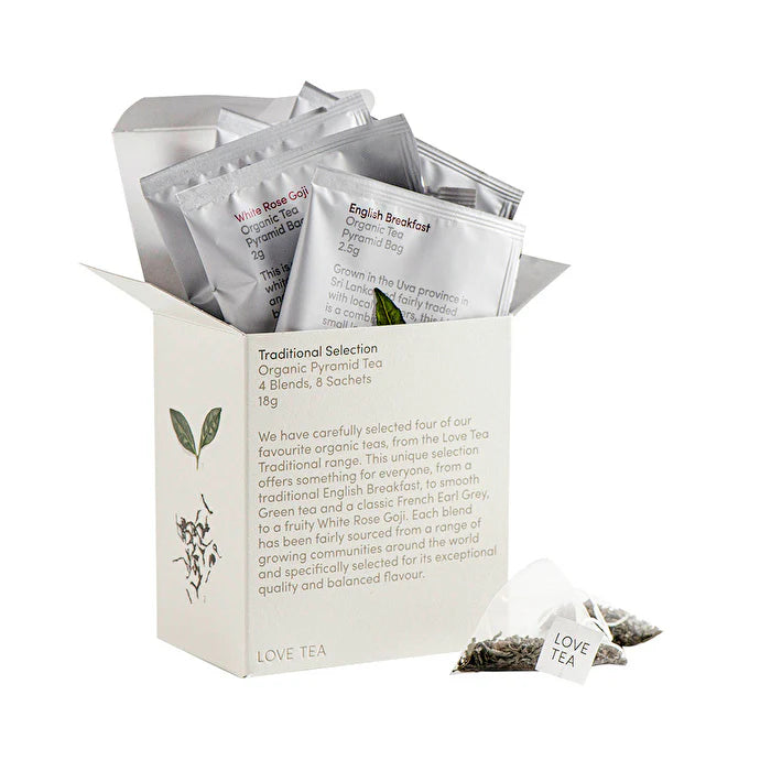 Organic Traditional Selection Tea x 8 Pyramids E3148