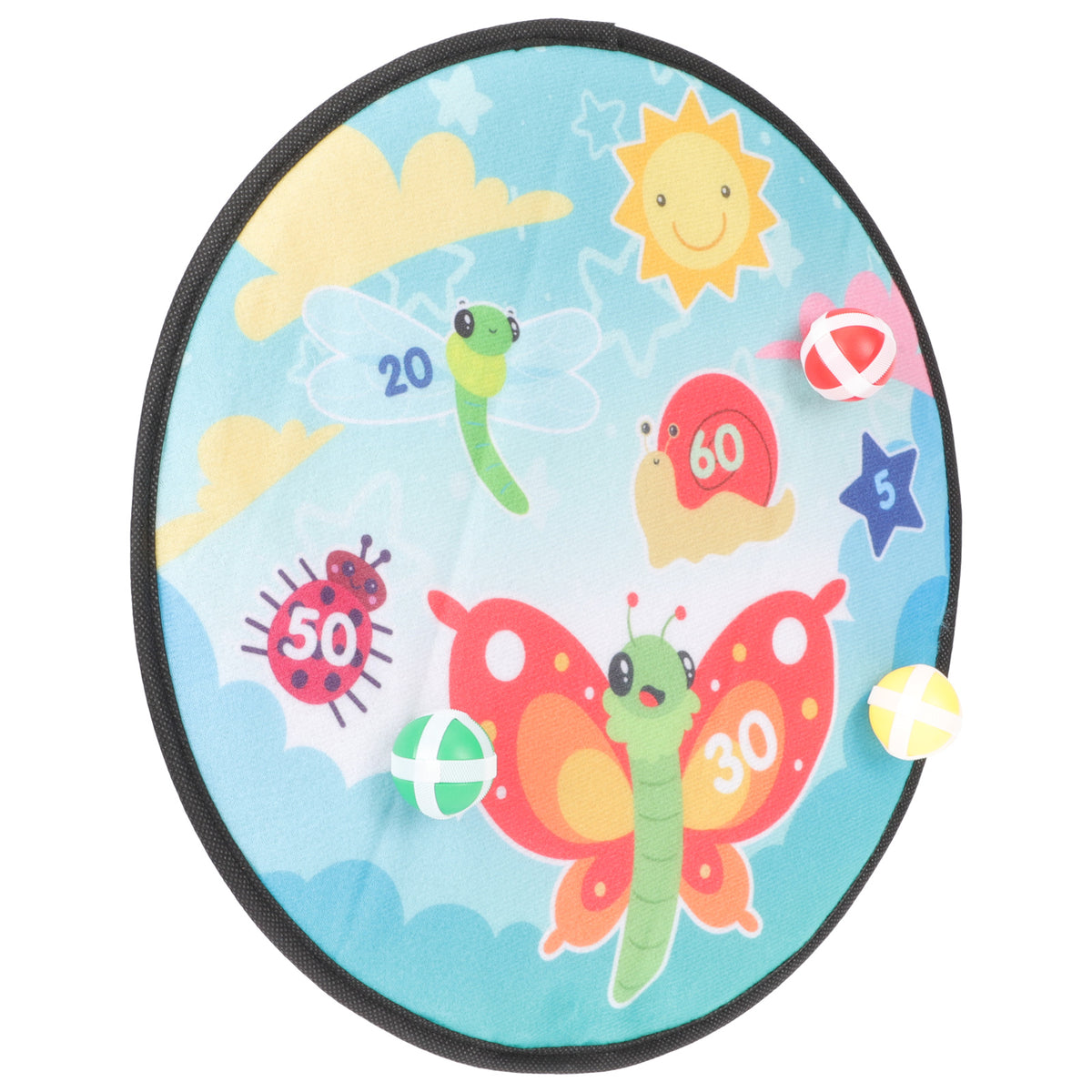 Kids Dart Board with Sticky Balls Toy J412735