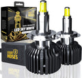 H7 LED Headlight Bulbs 6,000K Sky White 12,000lm 90W Pack of 2 T650