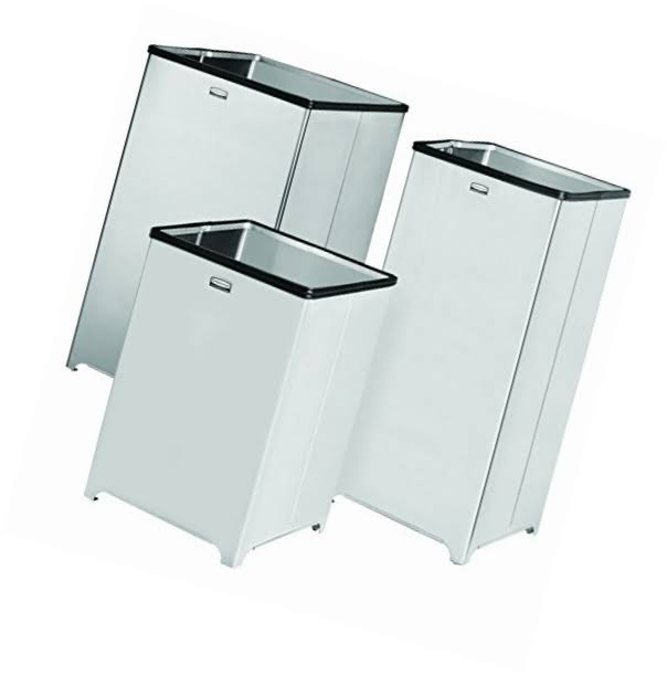 Silver 24 gal. Trash Can R310