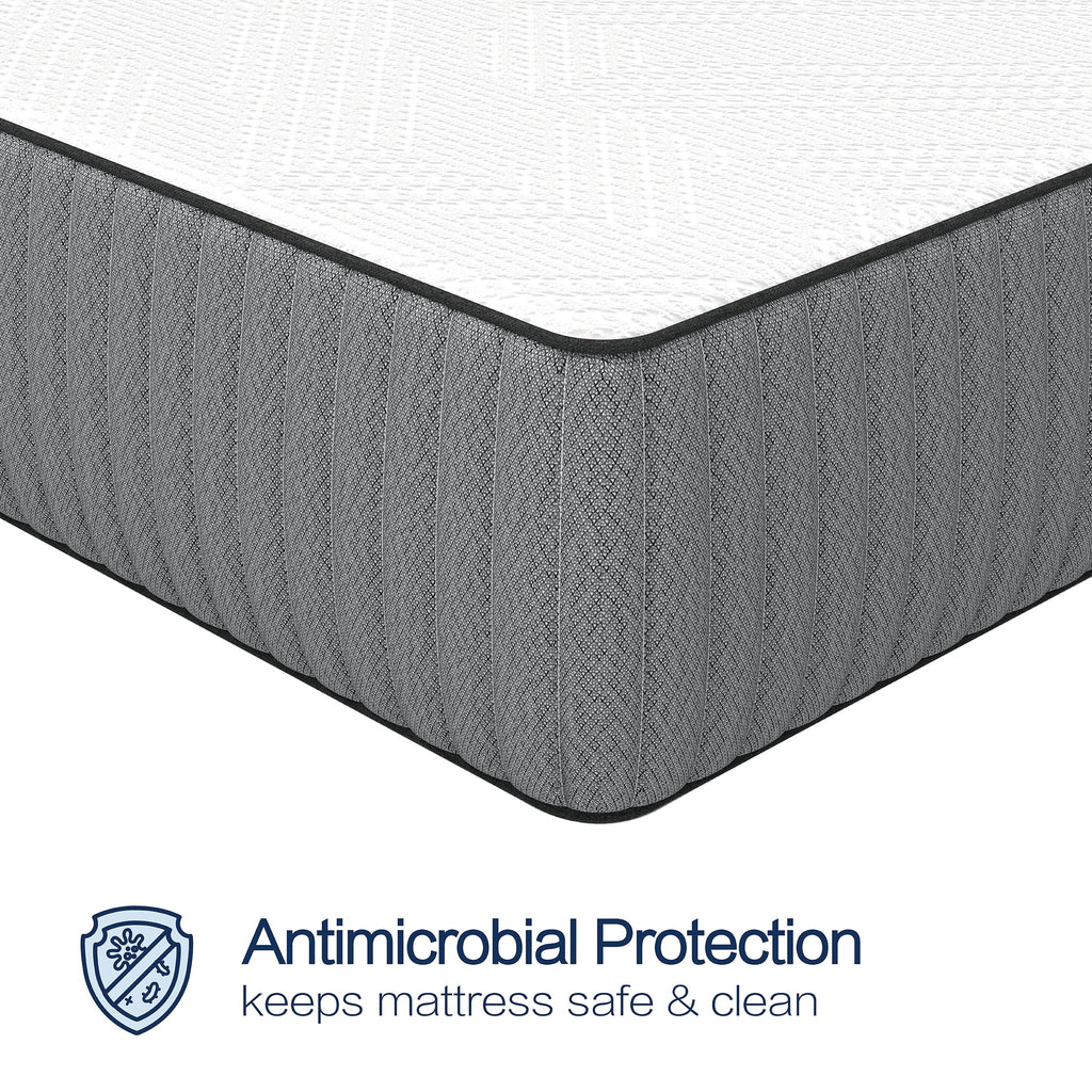 12" Medium Firm Hybrid Gel Memory Foam and Spring Mattress, King T769628