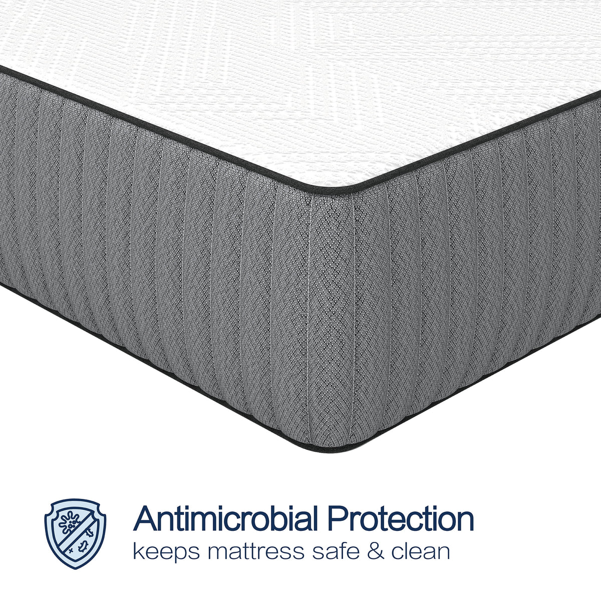 12" Medium Firm Hybrid Gel Memory Foam and Spring Mattress, King T769628