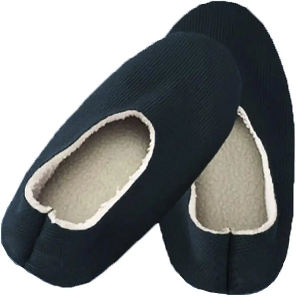 Diabetic Indoor Slippers Anti-slip Warm Fleece Floor Shoes 1 Pair S644628