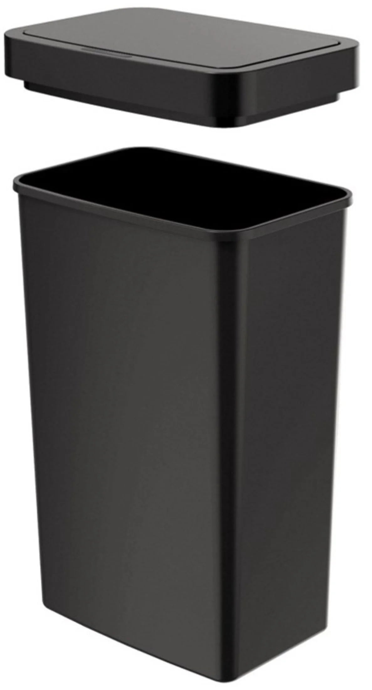 13.2 Gallon Black Motion Sensor Plastic Trash Can X12764