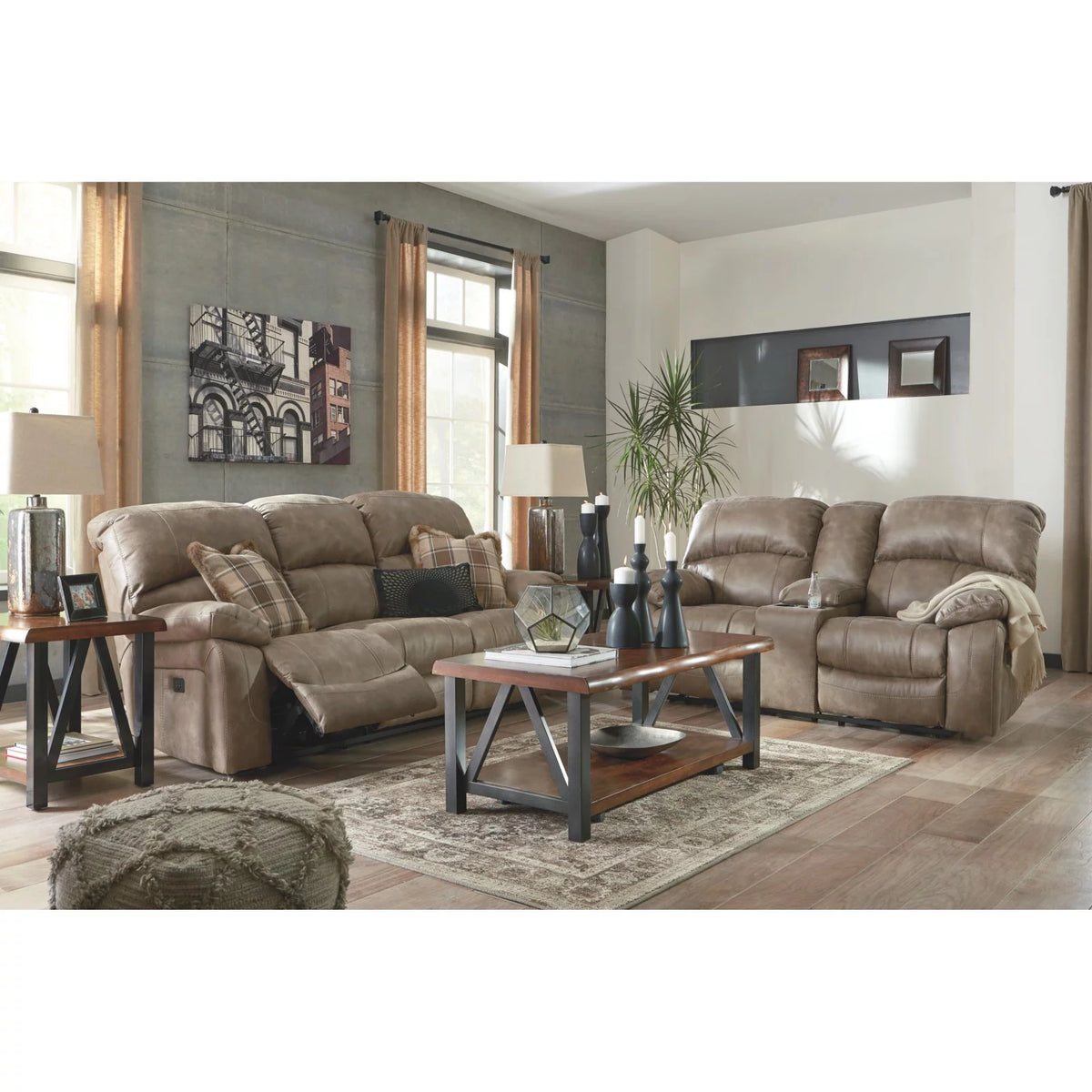 Power Reclining Sofa in Steel N556356