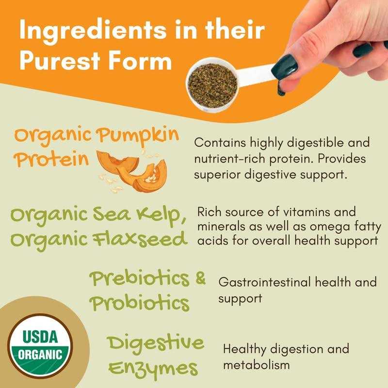 Organic Pumpkin Supplement for Dogs B274653