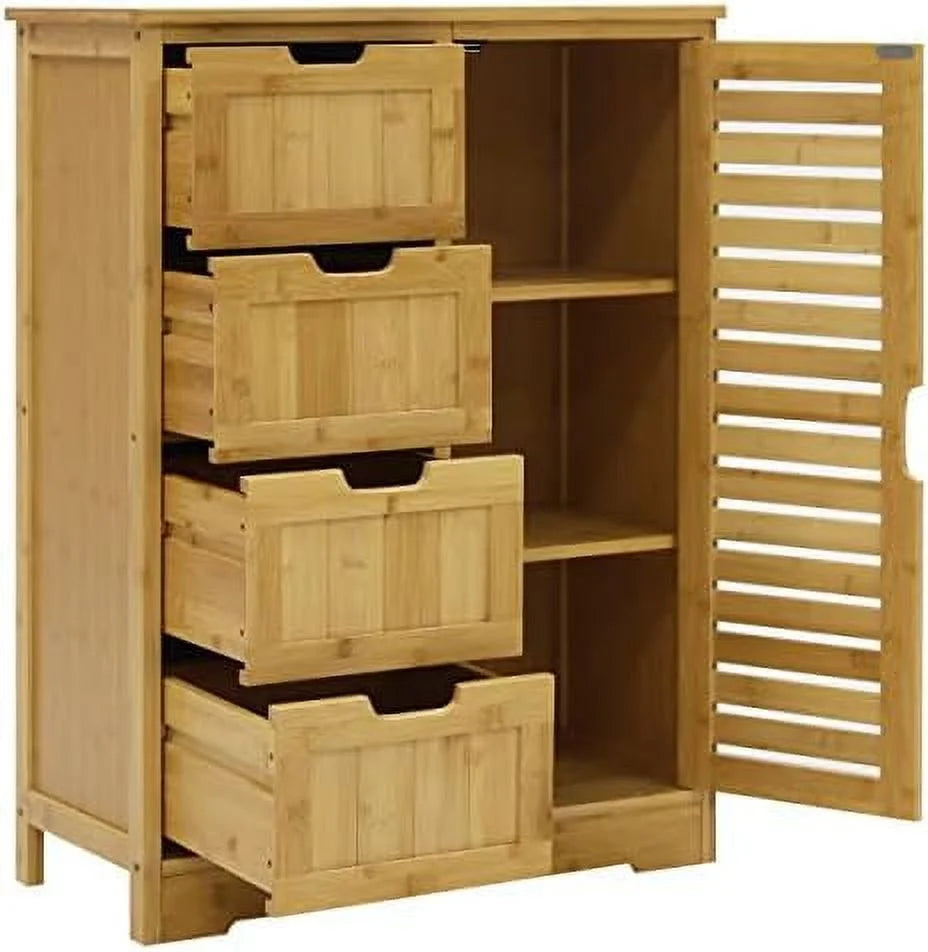 4 Drawer Freestanding Bathroom Cabinet B36459