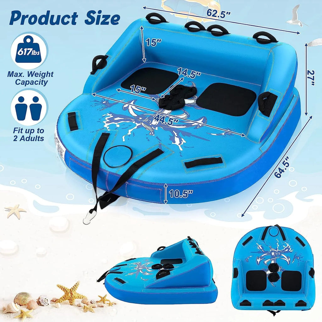 Inflatable 1-2 Person Towable Tubes L215658