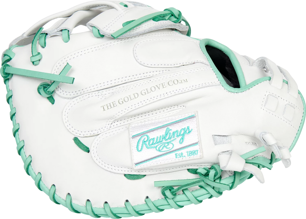 34" Fastpitch Catcher's Mitt White Mint R451