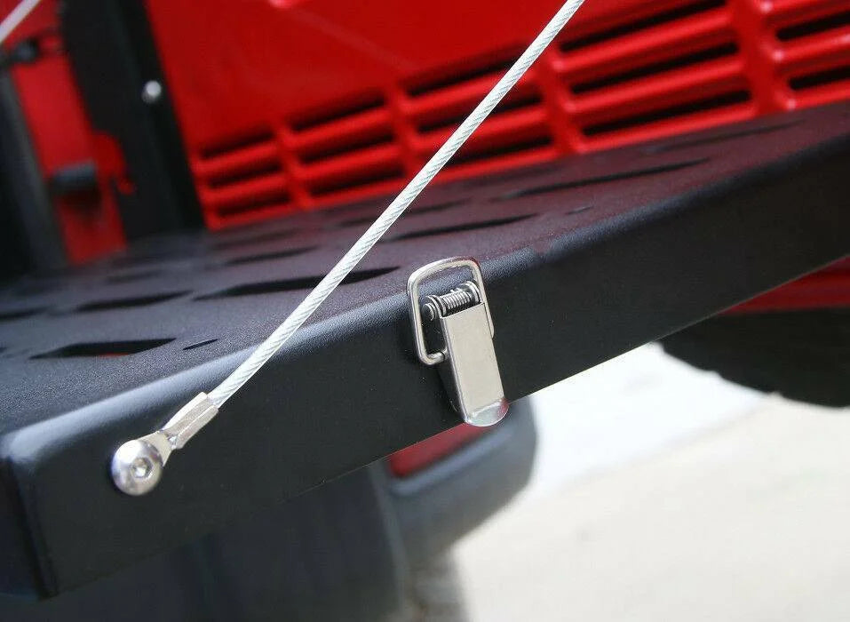 Black Foldable Metal Tailgate Table N413551