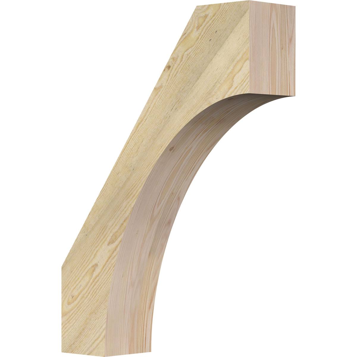 6x22W x 22x22D x 30x22H Rough Sawn Brace, Douglas Fir C5671