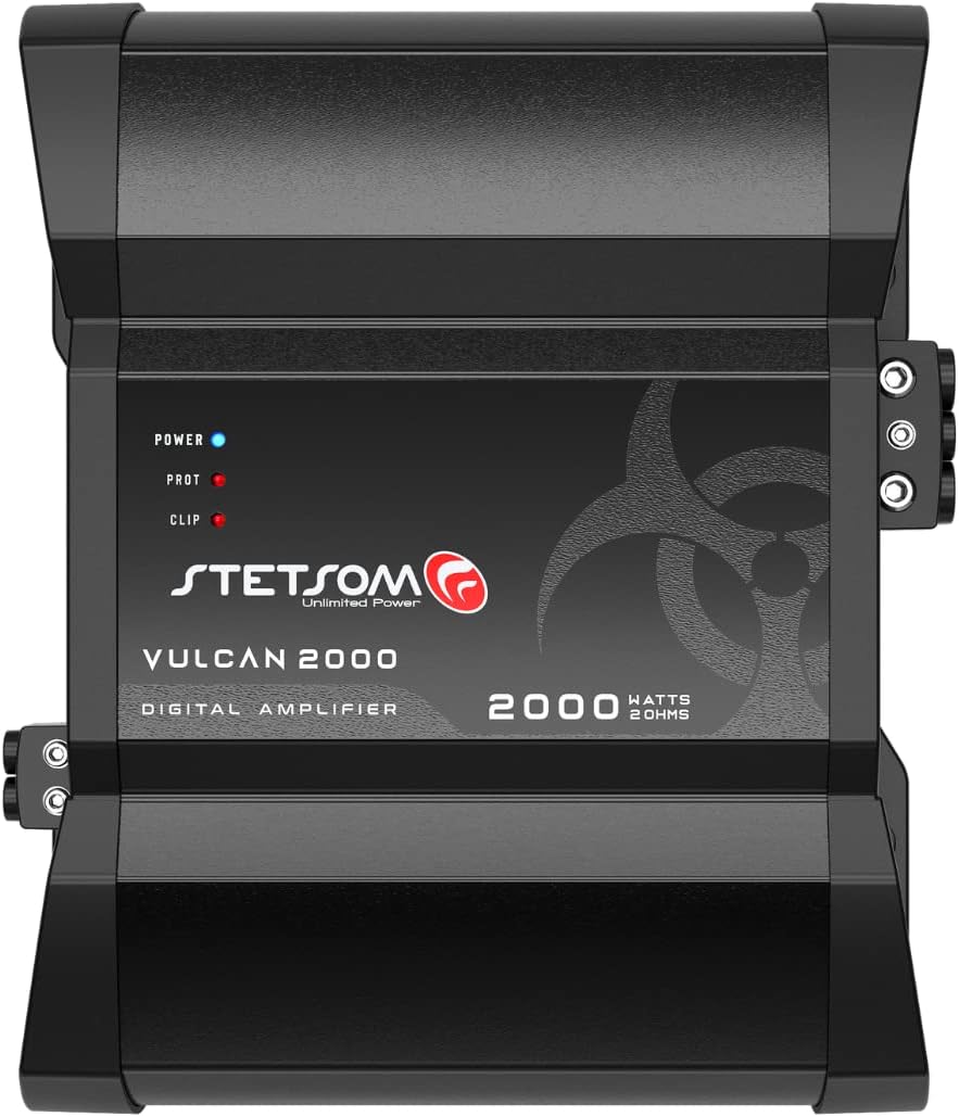 2 Ohms Mono Car Amplifier, 2000 Watts RMS G1261