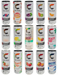 12 Pack Assorted Flavors Sparkling Energy Drink, 12 fl oz Slim Cans M7915