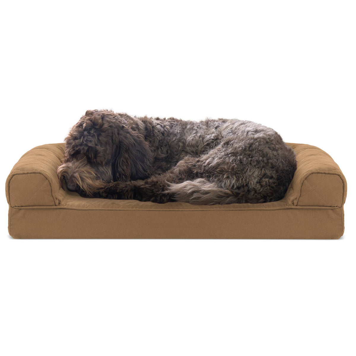 Quilted Cooling Gel Foam Sofa Dog Bed F339
