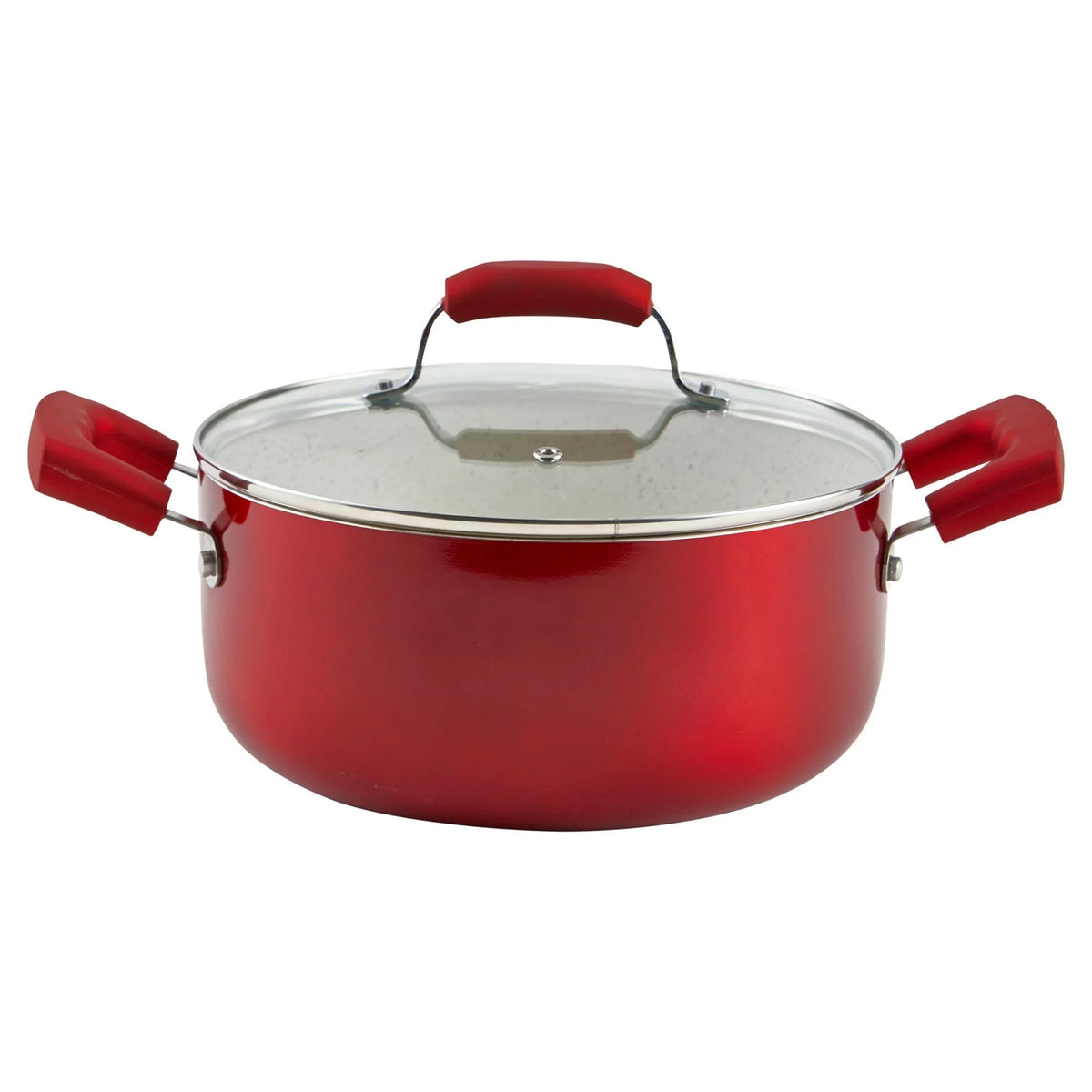 Red 4.9Qt Dutch Oven with Glass Lid S417565