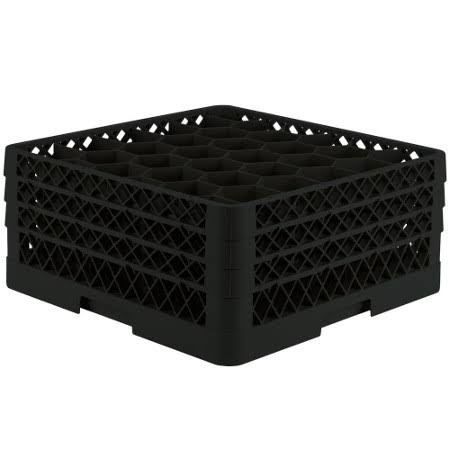 Black 30 Compartment Rack with 2 Extenders P583462