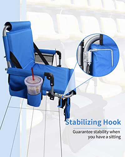 Stadium Seat with Back Support and Cup Holders G393281