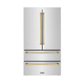 36 in. 4-Door French Door Refrigerator with Ice Maker in Stainless Steel F969553
