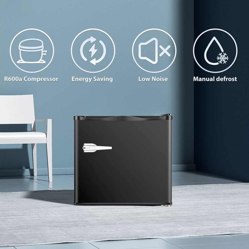 Black 1.2 Cu.ft Mini Upright Freezer E7452