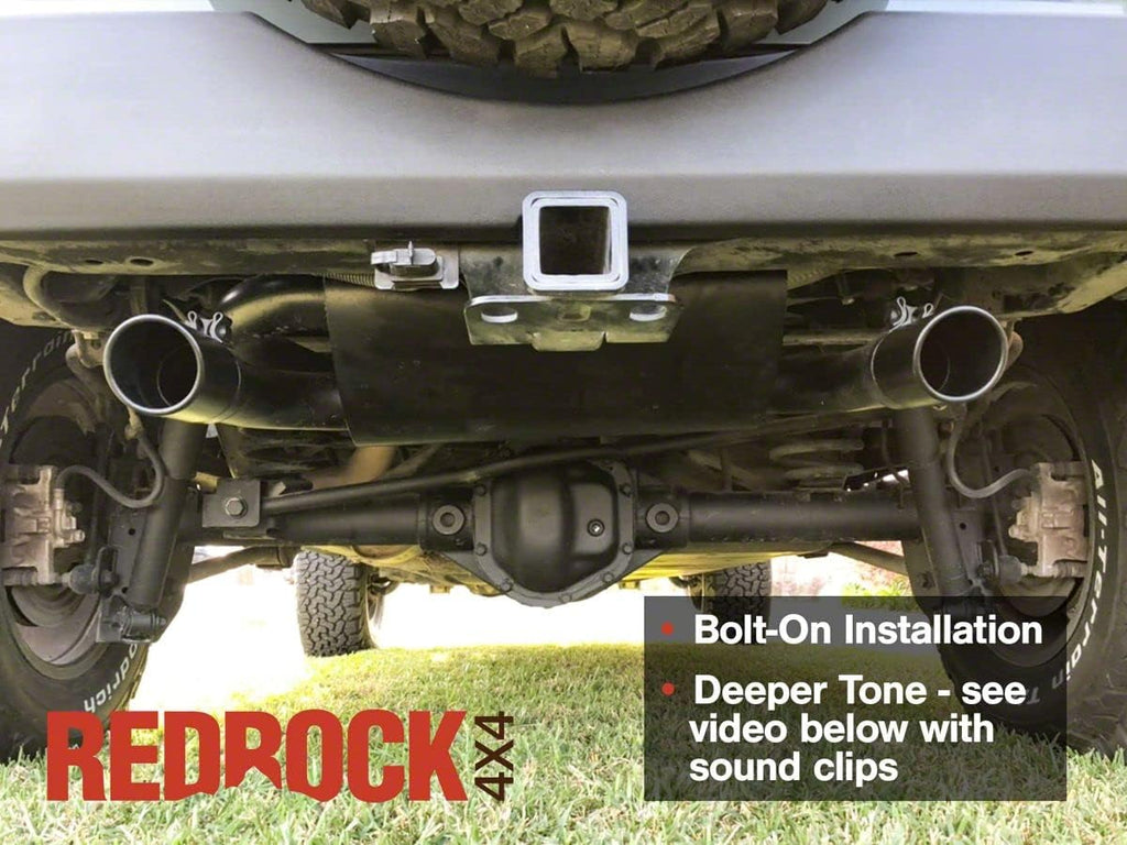 Dual Outlet Axle-Back Exhaust with Black Tips O397373