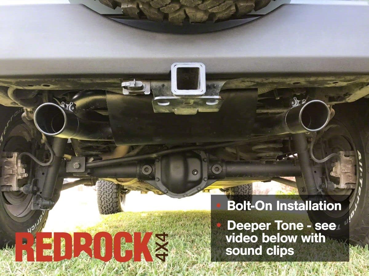 Dual Outlet Axle-Back Exhaust with Black Tips O397373