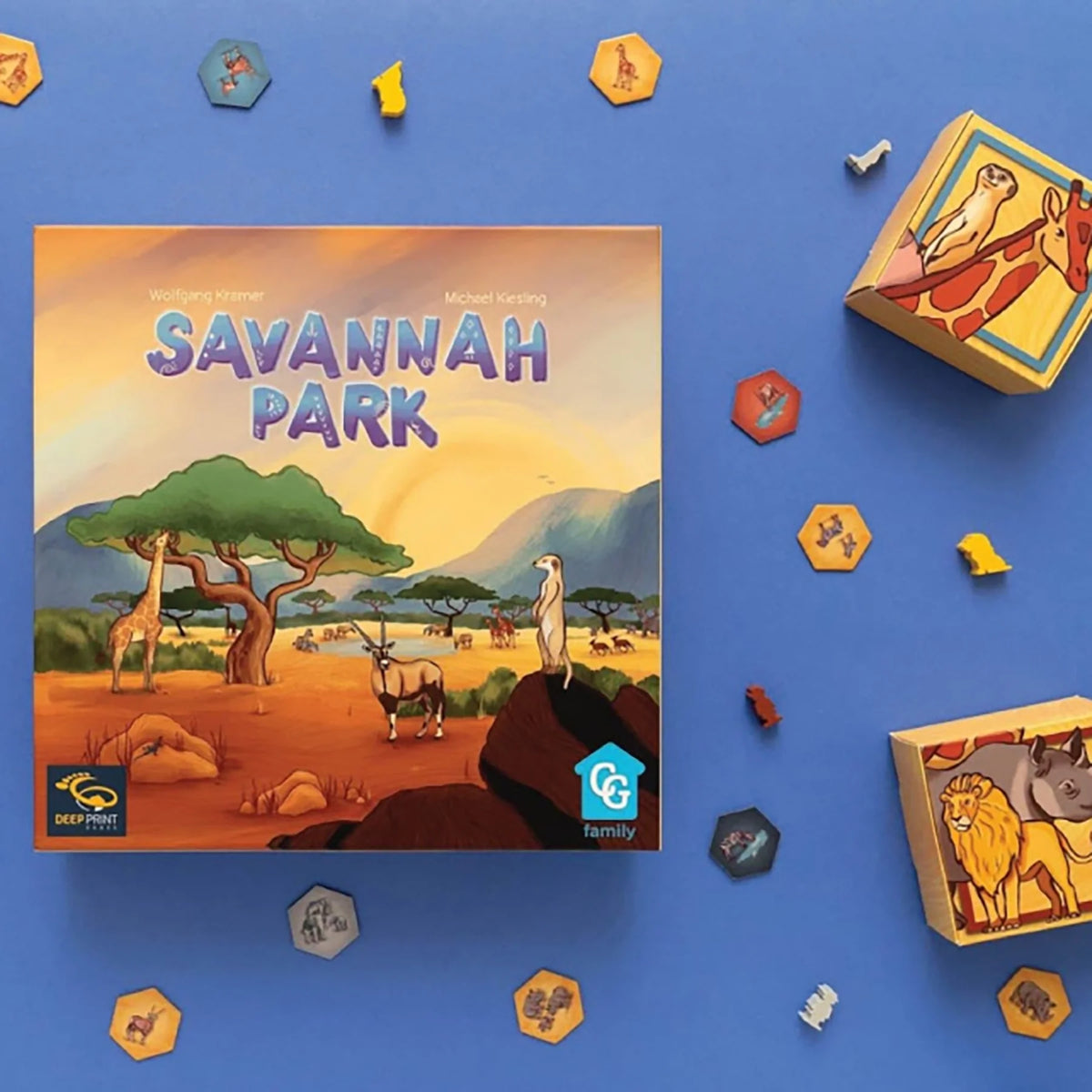 Savannah Park Family Strategy Board Game K565