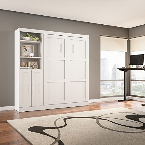 Bark Grey Full Murphy Bed with Drawers G3815