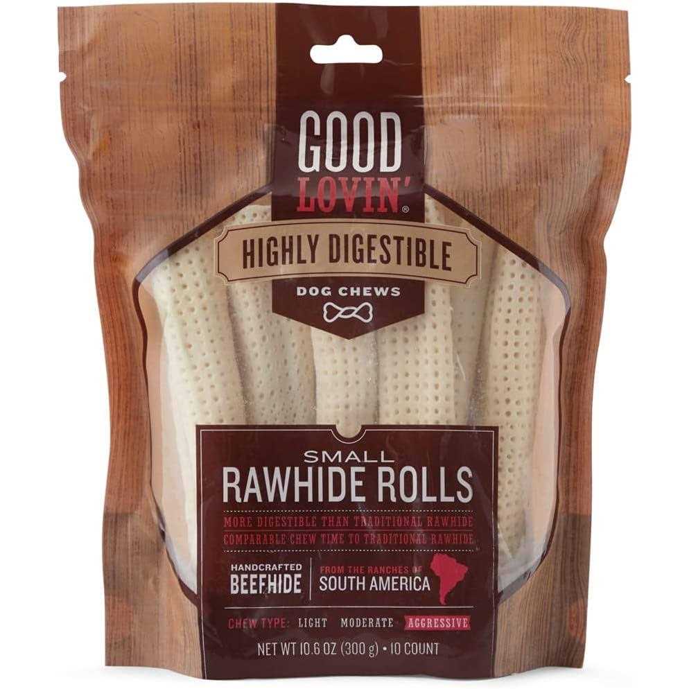 Highly Digestible Rawhide Rolls for Dogs Y411