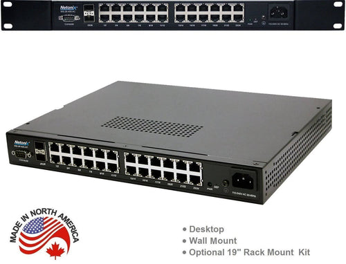 24 Port Managed PoE Switch with 2 SFP Uplink Ports Z576905