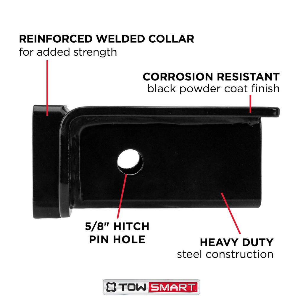 Black Class II Step Bumper Receiver Hitch J43864