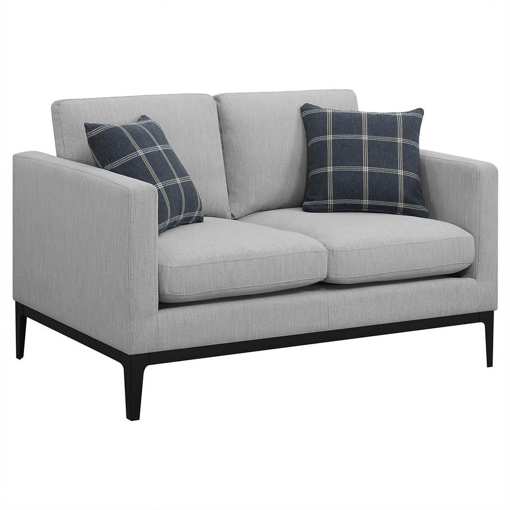 3-piece Fabric Living Room Set in Light Gray F946189