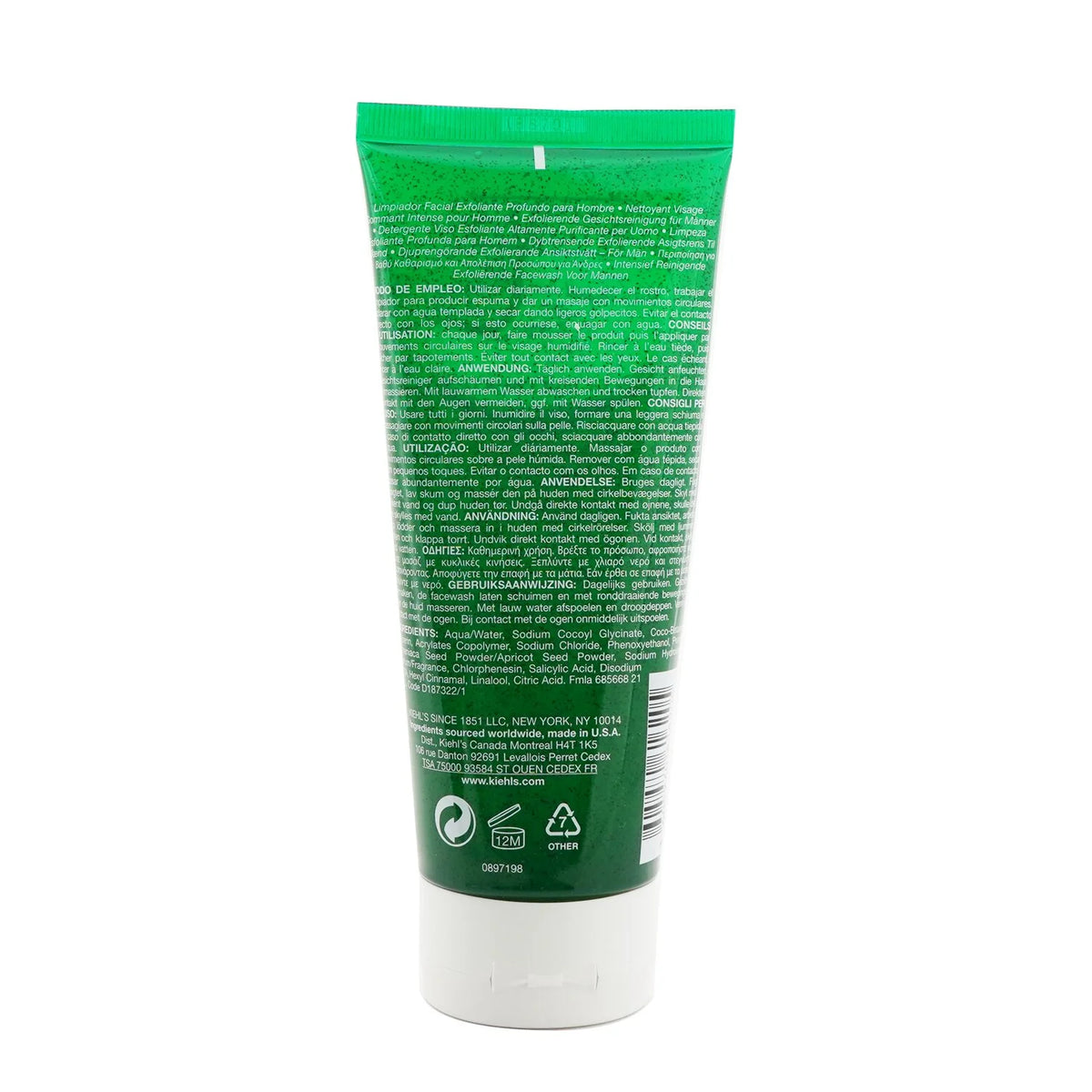 Men's Deep Cleansing Exfoliating Face Wash 200ml C87627