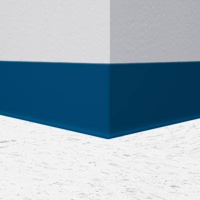 Blue Rubber Cove Molding 4x22 x 120& Roll R2633